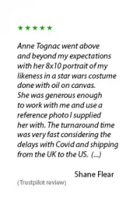 trustpilot portrait from photo